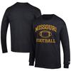 Men's Champion Black Missouri Tigers Football Icon Long Sleeve T-Shirt