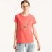 Nautica Women's Sustainably Crafted Sequin J-Class Gradient Graphic T-Shirt Glory Red, XS