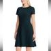 Ralph Lauren Dresses | Lauren Ralph Lauren Ponte Fit-And-Flare Dress Hunter Green Size 8 | Color: Green | Size: 8