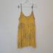 Free People Dresses | Free People Hollywood Star Mustard Periscope Babydoll Dress Size L | Color: Yellow | Size: L