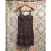 American Eagle Outfitters Dresses | American Eagle - Gray Picnic Sundress / 0 | Color: Gray/Purple | Size: 0
