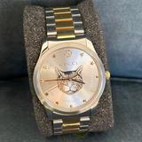 Gucci Accessories | Gucci G-Timeless Silver Dial Two-Tone Stainless Steel Men's Watch | Color: Gold/Silver | Size: Os