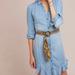 Anthropologie Dresses | Anthropologie Pilcro And The Letterpress Blue Chambray Long Sleeve Dress Medium | Color: Blue | Size: M