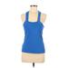 Alo Active Tank Top: Blue Activewear - Women's Size Medium