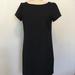 Zara Dresses | New Zara Black Short Sleeve Sheath Dress Lbd - S | Color: Black | Size: S