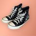 Converse Shoes | Converse Chuck Taylor All Star Quarter Split Suede Leopard Print Sneakers | Color: Black/White | Size: 6