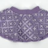 Disney Bottoms | Disney Girls Skirt Tutu Purple Floral Embroidery Size 3t Skort | Color: Purple/White | Size: 3tg