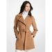 Michael Kors Jackets & Coats | Michael Kors Wool Blend Belted Coat Dark Camel S New | Color: Tan | Size: S