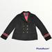 American Eagle Outfitters Jackets & Coats | Black Wool Blend Blazer With Pink And Gold Accents | Color: Black/Pink | Size: M