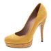 Gucci Shoes | Brand New! Gucci Womens Bumblebee Woven Jute & Cork Platform 5” Heel Pumps Sz 38 | Color: Yellow | Size: 8.5