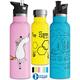 Double Insulated Water Bottle with Straw Lid & Sports Cap | Stainless Steel BPA Free Eco Friendly Non Sweat Durable Finish 500ml / 600ml / 750ml Metal Hydro Thermos (750 ml, Pink)