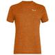 Salewa - Puez Melange Dry S/S Tee - T-Shirt Gr 56 braun/orange