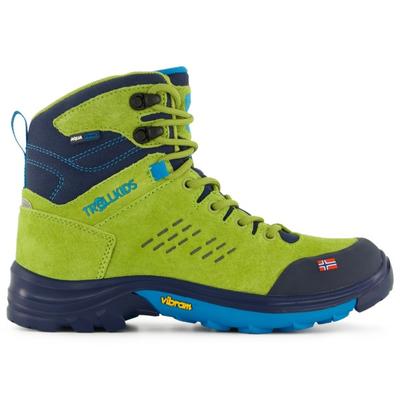 Trollkids - Kid's Trollsteinen Hiker Mid XT - Wanderschuhe 33 | EU 33 oliv/blau Image