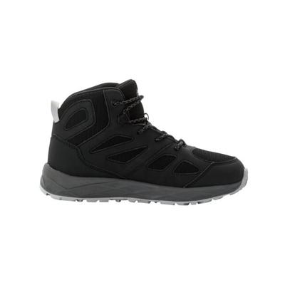 Jack Wolfskin - Kid's Woodland 2 Texapore Mid - Wanderschuhe 28 | EU 28 schwarz Image