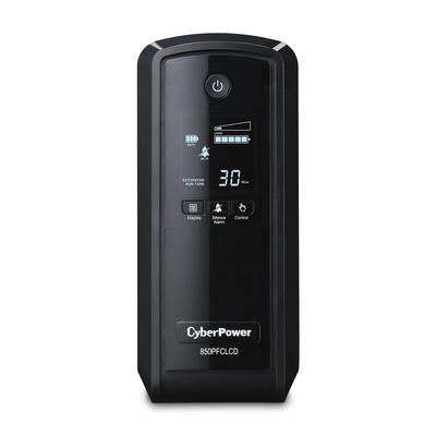 CyberPower CP850PFCLCD-R PFC Sinewave 10 Outlets UPS System - New Battery Certified Refurbished