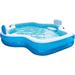 FERACT 2.17 ft x 10 ft x 9.2 ft Polyvinyl Chloride (PVC) Inflatable Pool in Blue | 26 H x 110 W x 120 D in | Wayfair A08Z3YRNNH