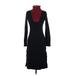 Daily Practice By Anthropologie Casual Dress - Sweater Dress Turtleneck Long Sleeve: Black Dresses - New - Women's Size X-Small