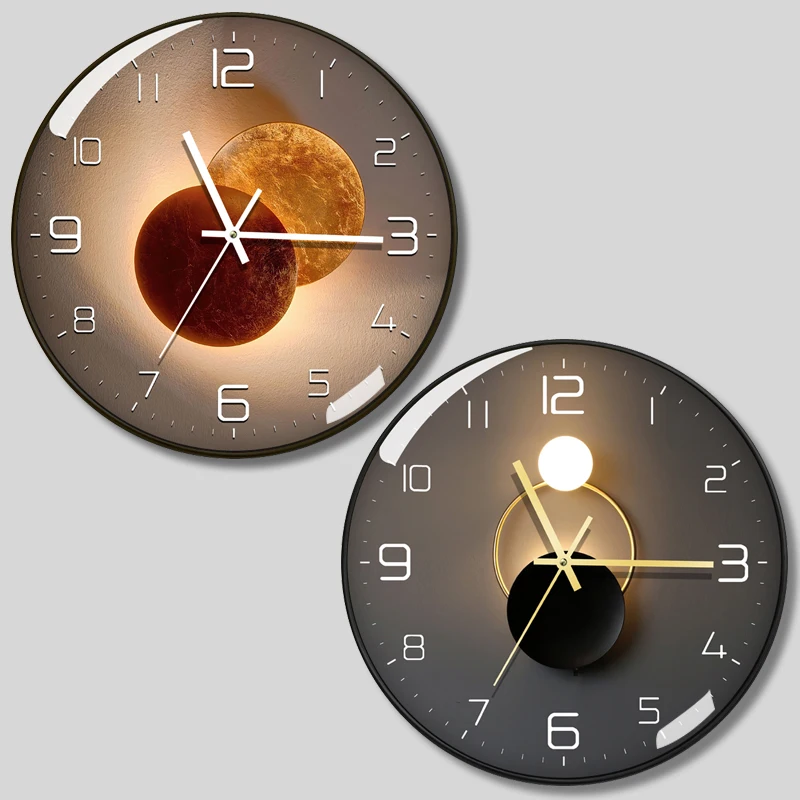 Postmodernen Kreative Wanduhr Drei-Dimensional Persönlichkeit Uhr Stumm Wohnzimmer Esszimmer Wand Uhr Schlafzimmer Nordic Uhr
