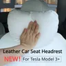 Autos itz Kopfstütze für Tesla Modell 3 Leder Nacken kissen weich bequem model3 modely new model3