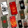 Cccp Sowjetunion Russland Fall für iPhone 11 12 13 14 15 pro max xs x xr se 2020 2022 7 8 plus 12 13