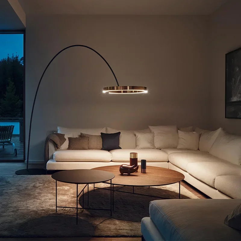 Designer Angeln Stehlampe nordische LED Wohnzimmer Stehlampe für Villa Schlafzimmer Hotel Innen dekor einfache Kunst hohe Stehlampe