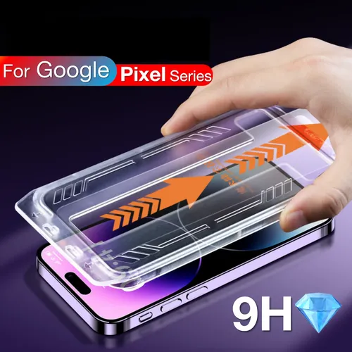 Für Google Pixel 6a 7 7a 8 8 Pro 8pro Displays chutz folie aus gehärtetem Glas staubfreies Telefon