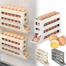 Automatisches Scrollen Eier regal vier schicht iger Eier karton spender Auto Rolling Eier halter