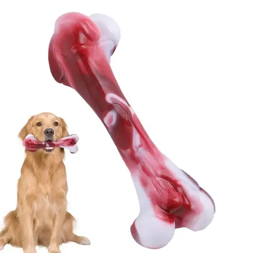 Unzerstörbares Hunde kau spielzeug unzerstörbare Knochen form langlebiges Hundes pielzeug Haustier