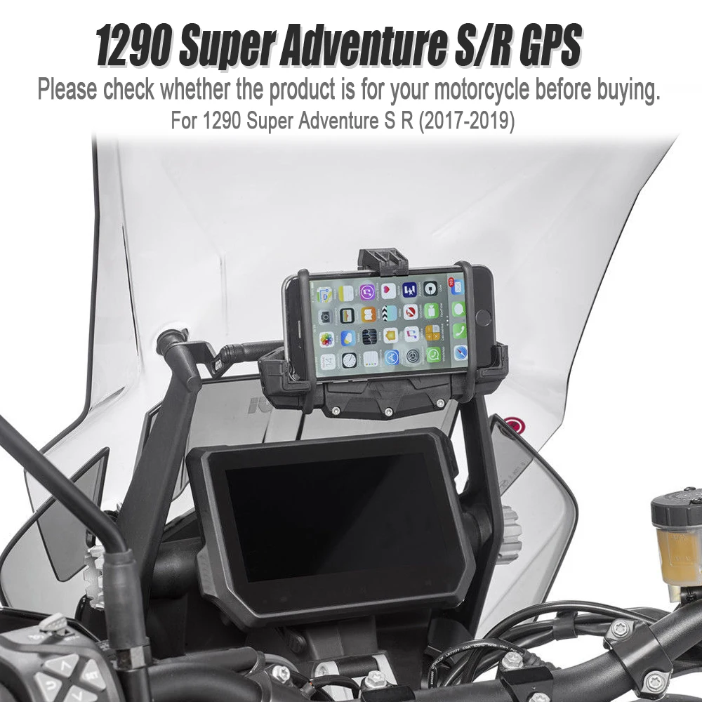 Nuova staffa di navigazione per Moto staffa adattatore di montaggio supporto GPS per telefono cellulare Moto per 1290 Super Adventure S/R 2017 - 2022