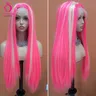 Parrucca anteriore in pizzo sintetico rosa OLEY 13*4 parrucche sintetiche Ombre per le donne