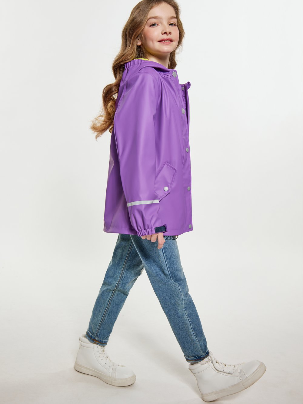 Schmuddelwedda (Kids) Regenmantel Mädchen lila, 146 Image