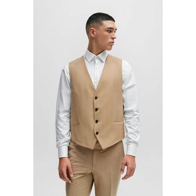 Extra-slim-fit Waistcoat In Mohair-look Cloth
