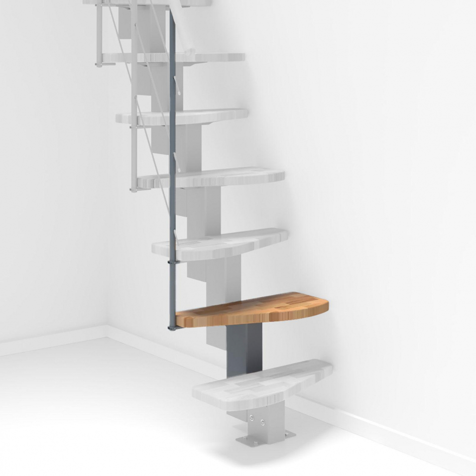 Minka Höhenerweiterung Quatro Turn 1/4, Grau, lackiert Image