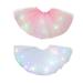 QIPOPIQ Tutus for Girls Clearance Skirt Summer Kids Girls Baby Sequin Skirt LED Light Up Pettiskirt Clothes 2pcs Holiday Outfits For Girls