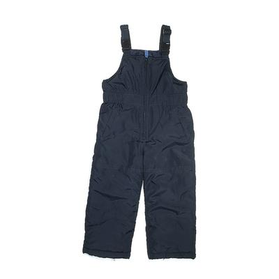 London Fog Snow Pants With Bib - Mid/Reg Rise: Blue Sporting & Activewear - Size 4Toddler