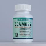 Himaster Sea Moss Supplement: Organic Blend with Black Seed Oil Ashwagandha Turmeric and Essential Vitamins. Enhanced for Comprehensive Dietary Wellness - 90 Capsules