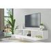 White Color Lucy Floating Tv Up to 85 Wall Mounted Media stand