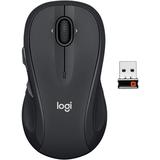 Logitech M510 Wireless Computer Mouse for PC with USB Unifying Receiver - Graphite