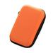 TRIEIY Storage Clearance SaleÃ¯Â¼Â� Mini Zipper Hard Leather Earphone Storage Bag Earphone Pouch Box Home Textile Orange