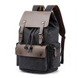 1pc Retro Canvas Computer Bag Backpack Student School Bag Retro Casual Backpack Strong Durable Travel Business Trip Storage Bag
