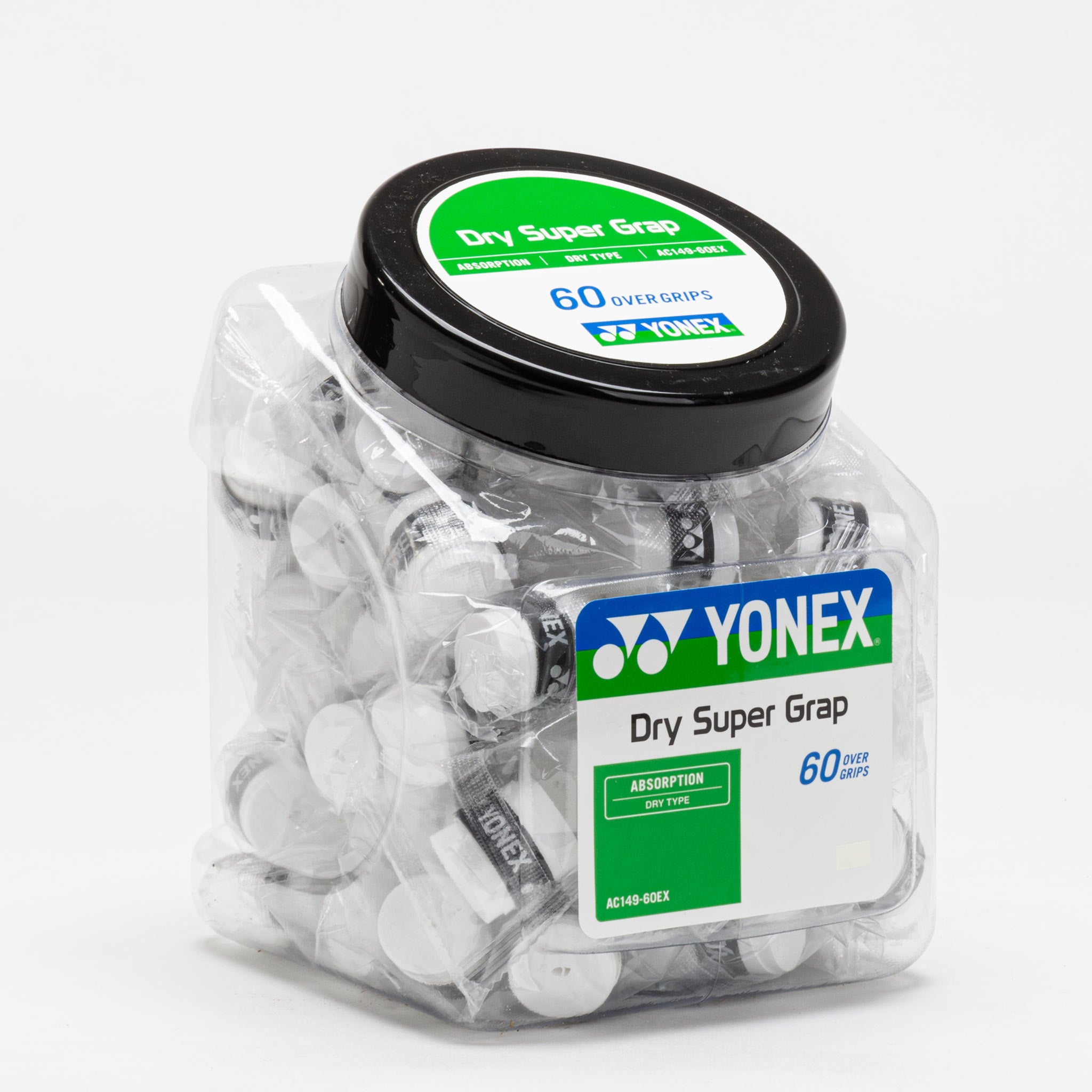 Yonex Dry Super Grap 60 Pack Tennis Overgrips White