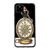 boho-antique-pocket-watch phone case for Google Pixel 5A 5G for Women Men Gifts boho-antique-pocket-watch Pattern Soft silicone Style Shockproof Case