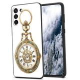 boho-antique-pocket-watch-18 phone case for Samsung Galaxy S21+ Plus for Women Men Gifts boho-antique-pocket-watch-18 Pattern Soft silicone Style Shockproof Case
