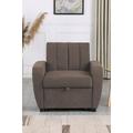 Modern and Versatile Fabric 1 Seater Chair Bed, Living Room Furniture