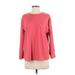 J.Jill Long Sleeve T-Shirt: Red Tops - Women's Size Small