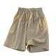 NSLFA Swimming Shorts Men Cargo Shorts Men's Summer Loose Straight Simple Simple Outer Wear Casual Pants-khaki-l