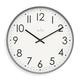 Acctim Ashridge Large Wall Clock Quartz Contemporary Statement Dark Grey 50cm