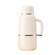 Electric Kettle Insulated Kettle Stainless Steel Hot Water Bottle Kettle Thermos Dormitory Large-Capacity Warm Water Kettle Household Tea Bottle Tea Kettle (Color : White, Size : 1.8L)