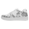 Sneaker DOGO "Dice Sneakers Wonder Lola Bunny Damen Sneaker / Female", Damen, Gr. 38, Normalschaft, schwarz-weiß (weiß, schwarz), Lederimitat, Schuhe, Vegan