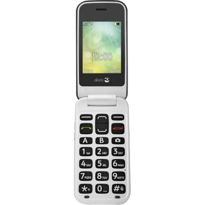 DORO Klapphandy "2424", grau (anthrazit), B:5,2cm H:10,3cm T:1,9cm, Mobiltelefone